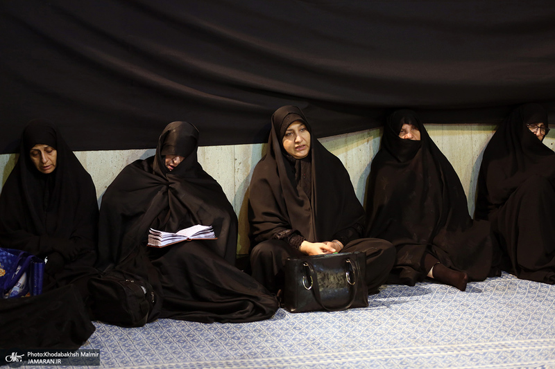 مراسم عزاداری هیئت جامعه اسلامی ورزشکاران در حسینیه جماران