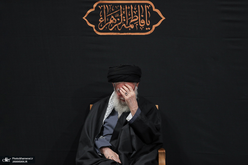 اولین شب مراسم عزاداری ایام شهادت حضرت زهرا (س) در حسینیه امام خمینی(ره)