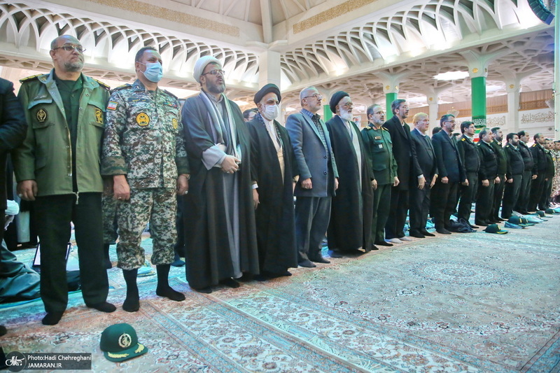 مراسم بزرگداشت 12 بهمن و گلباران بیت امام خمینی(س) در قم