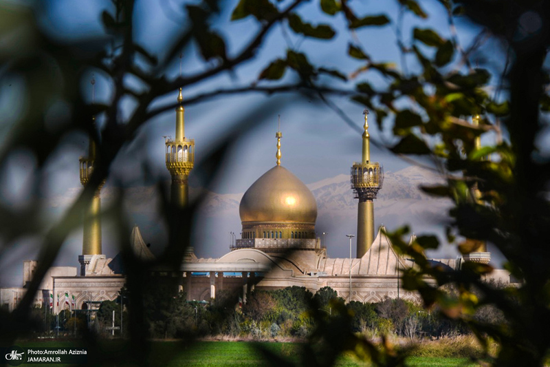 تصاویری از حرم امام خمینی در روز هوای پاک تهران