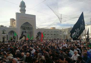 اجتماع عزاداران کاظمی در حرم مطهر رضوی برگزار شد