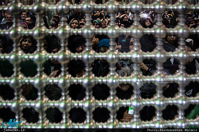 ادای احترام حسن روحانی به امام خمینی و رییس فقید مجمع تشخیص مصلحت نظام