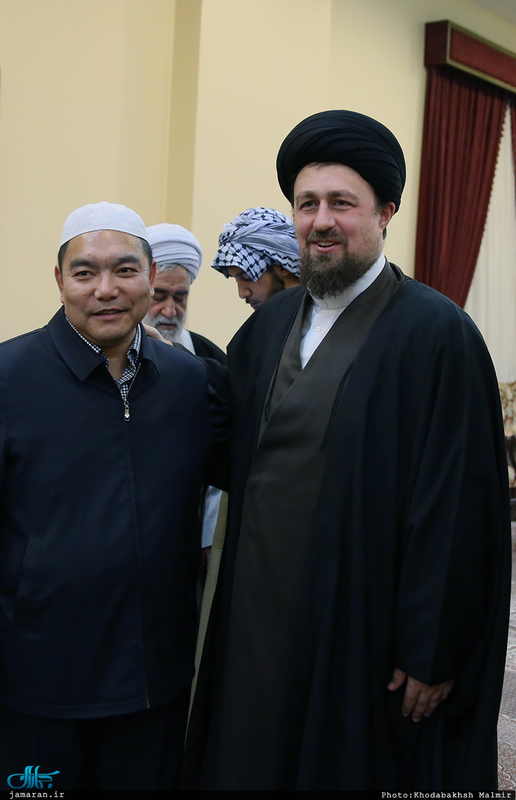 حاشیه دیدار جمعی از میهمانان کنفرانس وحدت اسلامی با سید حسن خمینی