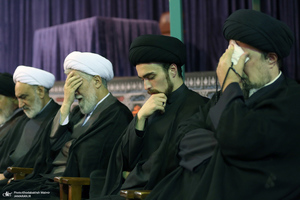 مراسم گرامیداشت رهبر شهید انقلاب در حسینیه جماران-1