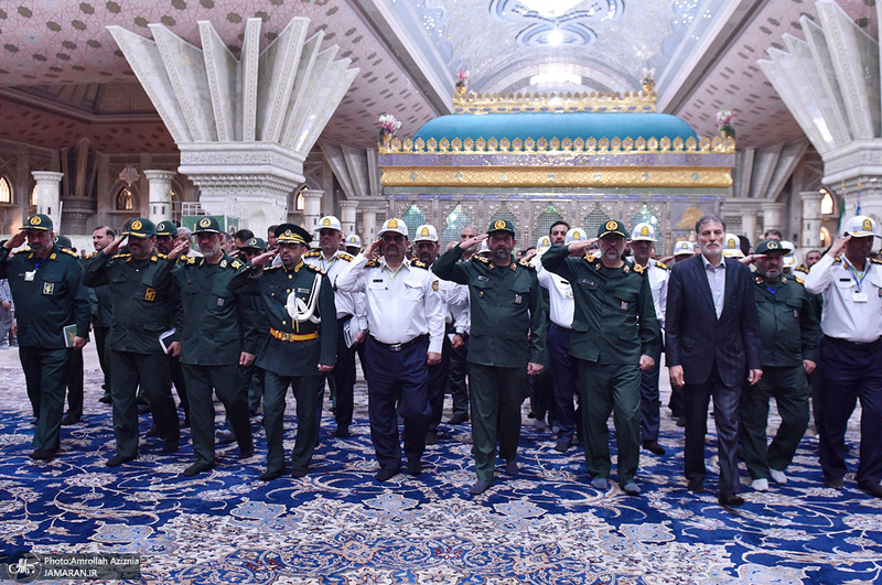 تجدید میثاق اعضای قرارگاه کشوری شهید فهمیده با آرمان های امام خمینی (س)