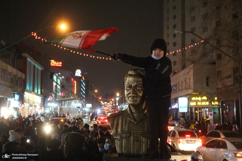 شادی مردم پس از صعود تیم ملی به جام جهانی قطر