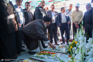 مراسم مهمانی لاله ها در بهشت زهرا (س) تهران