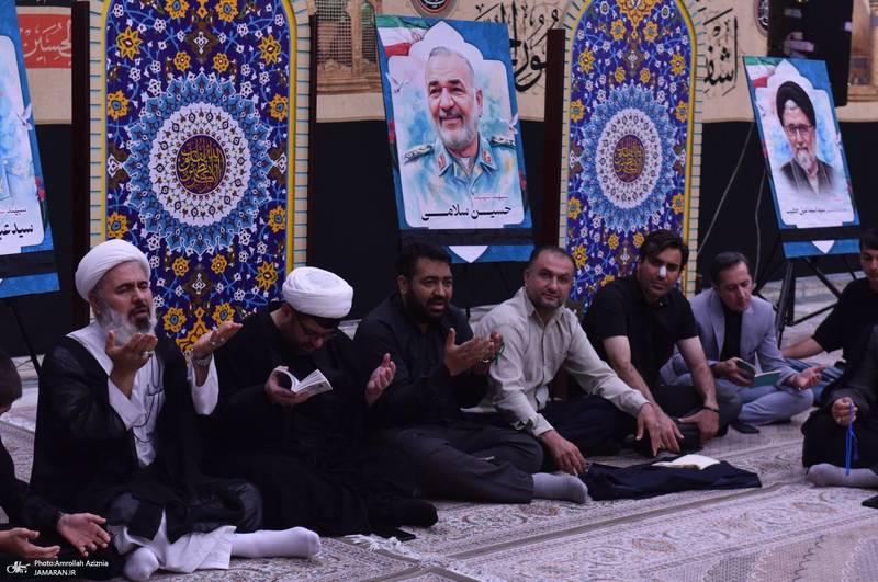 مراسم شام غریبان شهادت امام رضا (ع) در حرم مطهر امام خمینی