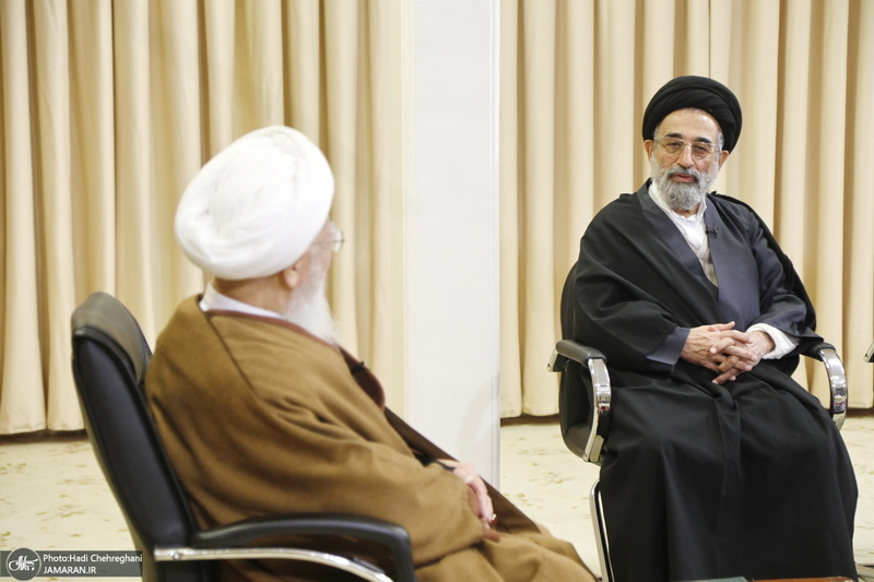 دیدار اعضای موسسه ریحانة النبی با آیت الله العظمی جوادی آملی