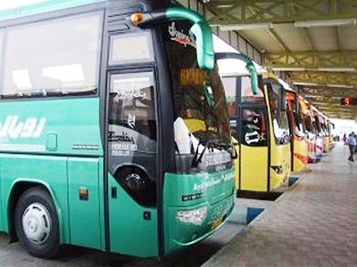 طرح نظارت بر نرخ کرایه اتوبوس های زائران عتبات عالیات در  بوشهر آغاز شد