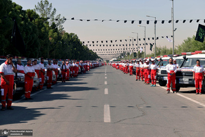 تجدید میثاق مدیران و کارکنان هلال احمر با آرمان های حضرت امام خمینی(س)