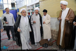 نخستین جلسه درس آیت الله العظمی صانعی در سال جدید تحصیلی 