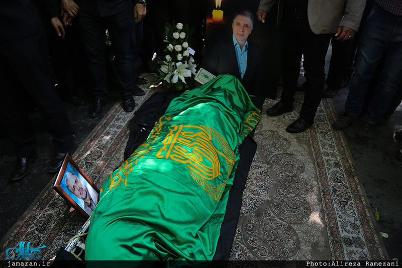 مراسم تشییع مرحوم قاسم افشار 