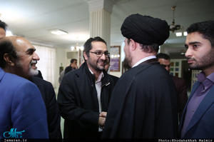 دیدار اعضای بانک قرض الحسنه رسالت با سید حسن خمینی 
