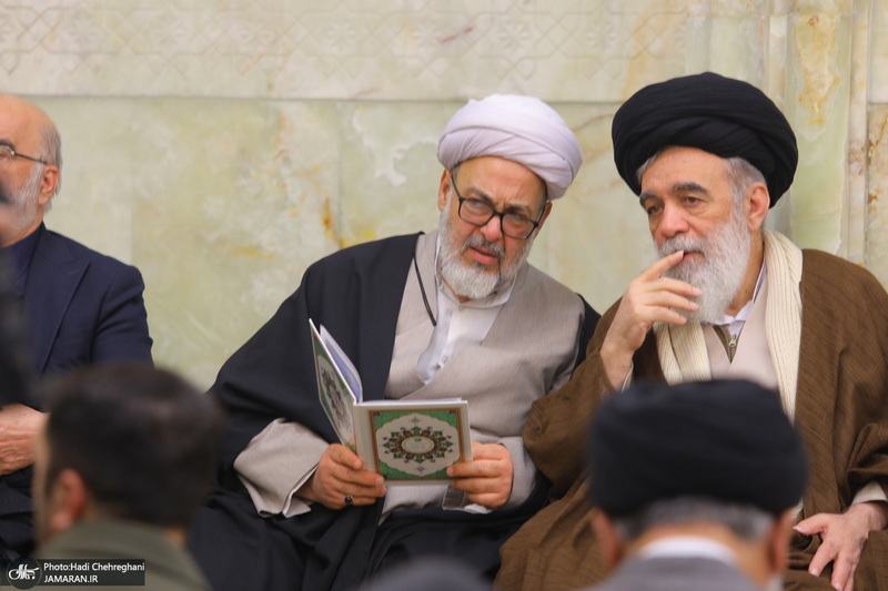 مراسم بزرگداشت شهیدان «علی رازینی» و «محمد مقیسه» در مسجد اعظم قم‎