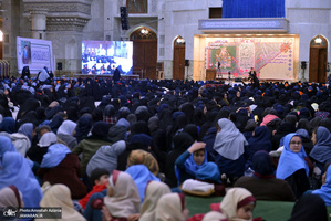 مراسم جشن میلاد حضرت زهرا(س) و ولادت امام خمینی(ره) در حرم مطهر بنیانگذار جمهوری اسلامی