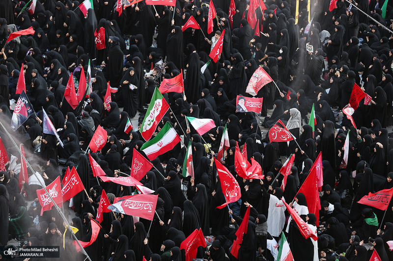 مراسم وداع با رهبر شهید انقلاب در مصلی تهران- 10
