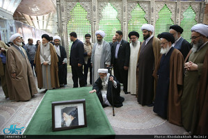 تجدید میثاق هیأت رئیسه و اعضای مجلس خبرگان رهبری با آرمان های امام خمینی(س)