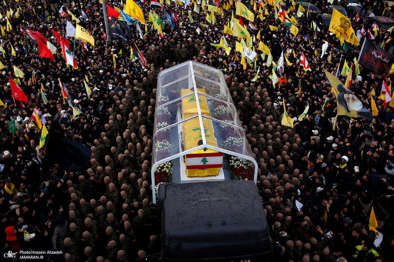 تصاویر اختصاصی جماران از مراسم تشییع شهیدان سید حسن نصرالله و سید هاشم صفی الدین -1