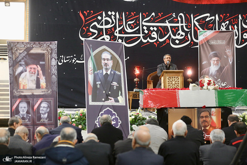 مراسم وداع با پیکر شهید امیر دریا سالار علی شمخانی
