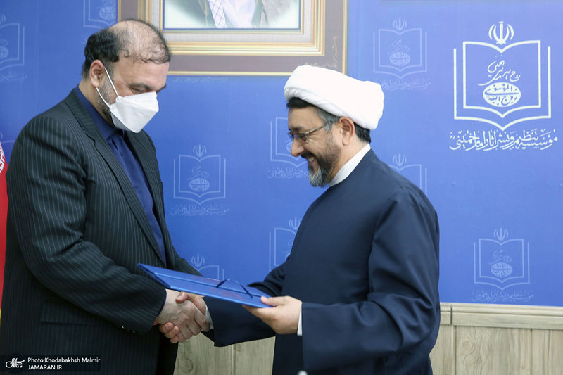 مراسم تکریم و معارفه معاون فرهنگی موسسه تنظیم و نشر آثار امام خمینی (س)