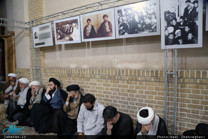 مراسم بزرگداشت حضرت امام(س) در بیت تاریخی بنیانگذار جمهوری اسلامی ایران در قم 