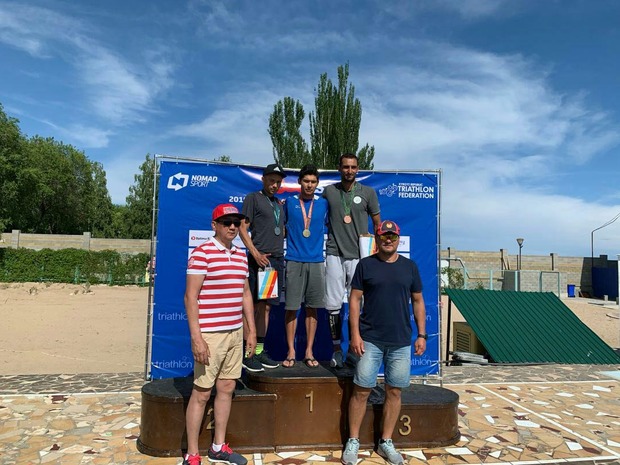 نخستین مدال ایران در تاریخ ورزش سه گانه آسیا ثبت شد/ عکس