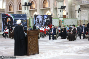 دیدار رئیس و اعضای جمعیت هلال‌احمر  با سید حسن خمینی