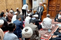 مراسم بزرگداشت علی اکبر محتشمی پور و سید محمود دعایی دو یار دیرین امام در نجف (2)