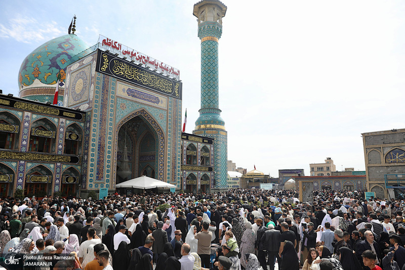 مراسم تحويل سال در آستان حضرت امام زاده صالح (ع)