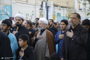 دسته عزاداری شهادت حضرت علی (ع) با حضور آیت‌الله العظمی وحید خراسانی