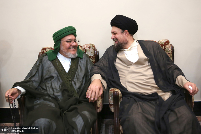 دیدار چند تن از مهمان خارجی سی و هفتمین کنفرانس وحدت اسلامی با سید حسن خمینی