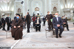 تجدید میثاق رئیس و نمایندگان مجلس شورای اسلامی با آرمان‌های امام خمینی(س)