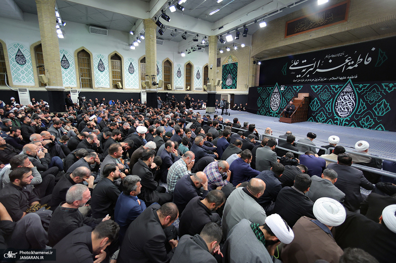 دومین شب مراسم عزاداری حضرت فاطمه‌زهرا (س) در حسینیه امام خمینی