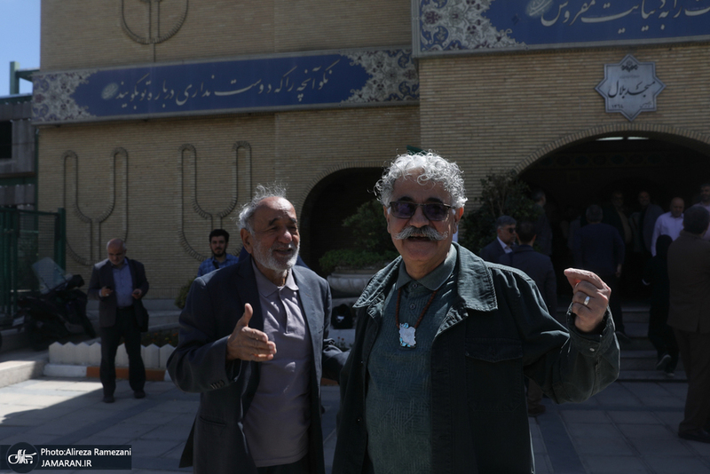 مراسم گرامیداشت شهید علی لاریجانی در مسجد بلال صدا و سیما