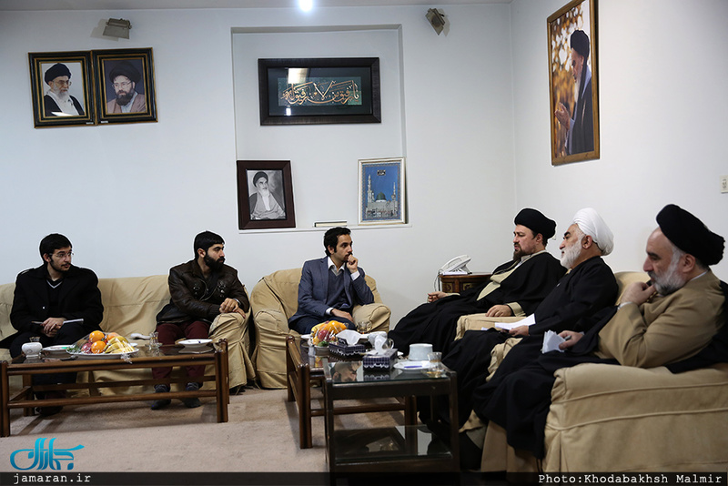 دیدار اعضای شورای مرکزی انجمن اسلامی دانشجویان دانشگاه تهران و علوم پزشکی تهران با سید حسن خمینی‎