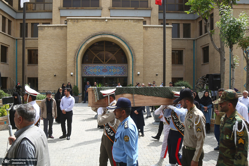 مراسم تشییع مرحوم استاد عباسعلی براتی‌پور