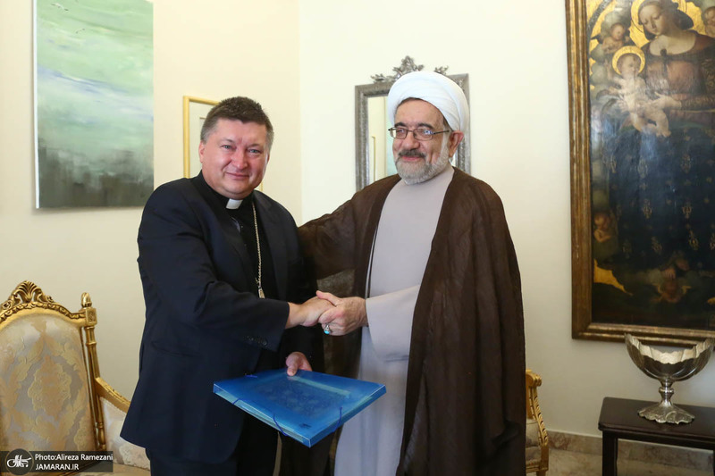 دیدار حجت الاسلام و المسلمین دکتر محمد مقدم با سفیر واتیکان