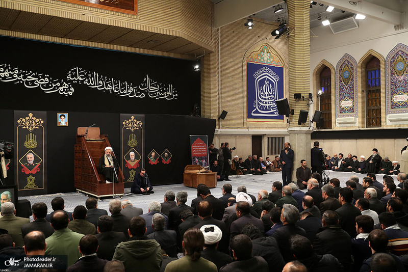 مراسم بزرگداشت شهید حاج قاسم سلیمانی و همرزمانش در حسینیه امام خمینی (ره)