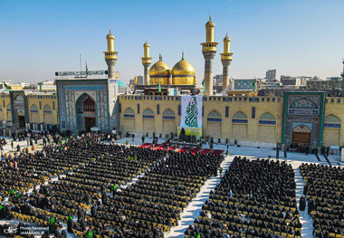 مراسم تکریم از دو هزار  دانشجوی دختر محجبه در حرم مطهر امامین کاظمین (ع)