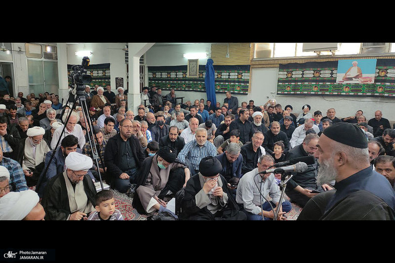 مراسم عزاداری شهادت امام صادق (ع)  در بیت آیت الله العظمی صانعی (ره)