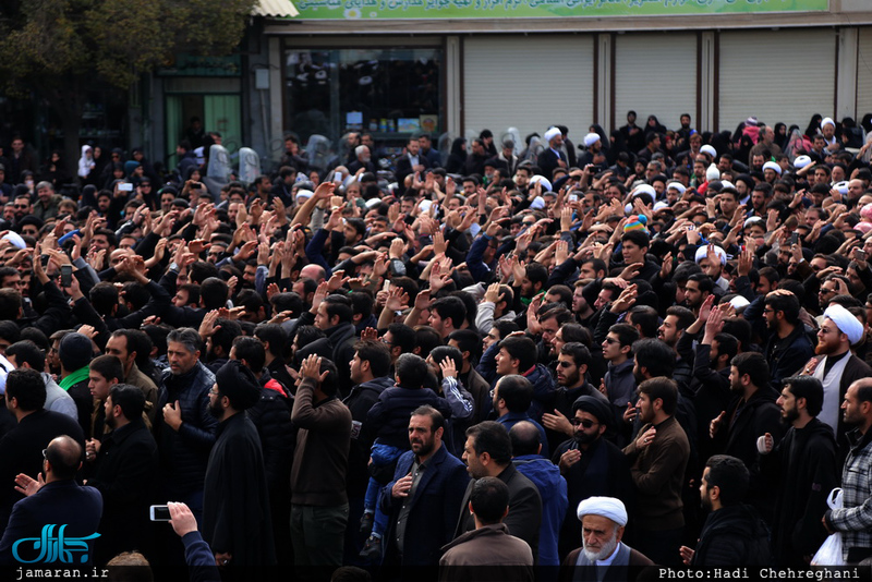 عزاداری آیت الله العظمی وحید خراسانی در سالروز شهادت امام حسن عسکری(ع)