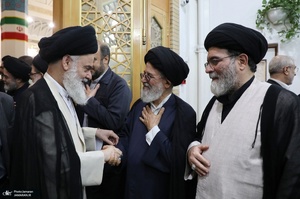 مراسم بزرگداشت آیت الله العظمی شبیری زنجانی (ره) توسط آیت الله للعظمی مکارم شیرازی