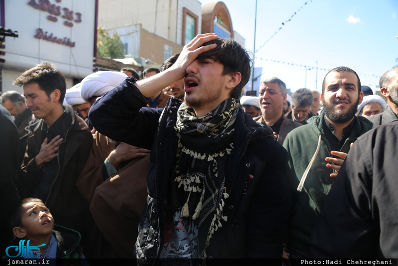 عزاداری آیت الله العظمی وحید خراسانی در سالروز شهادت حضرت فاطمه(س) 