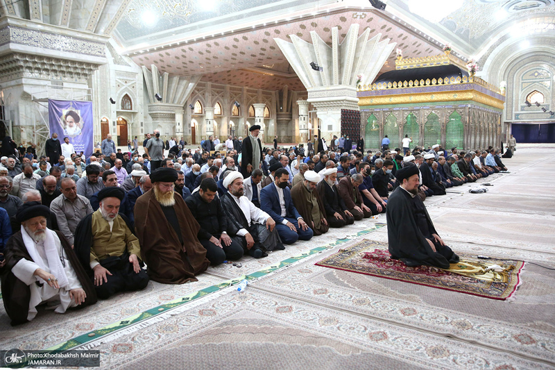خاکسپاری پیکر حجت الاسلام و المسلمین سید محمود دعایی در حرم امام خمینی (س)