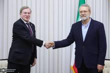 دیدار معاون نخست‌وزیر روسیه با علی لاریجانی در تهران/ شتاب‌بخشی به کریدور راهبردی شمال–جنوب در دستور کار  است