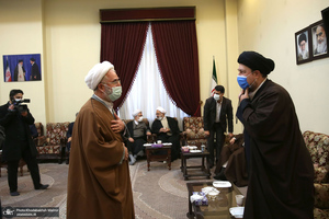 تجدید میثاق رئیس قوه قضاییه و مسئولان قضایی با آرمان‌های امام خمینی(س)