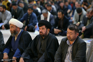 مراسم گرامیداشت شهدای مهاجر افغانسانی حادثه تروریستی کرمان در حرم امام خمینی (س)