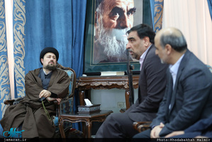 دیدار رئیس و جمعی از کارکنان دیوان محاسبات کشور با سید حسن خمینی