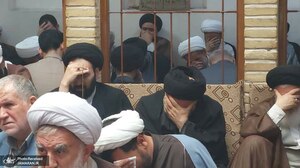 روضه هفتگی بیت امام خمینی در نجف اشرف همزمان با سالگرد آیت الله سید مصطفی خمینی (9)